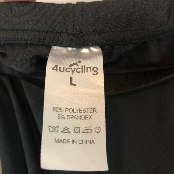 4ucycling Black Padded Cycle Shorts - Picture 5 of 6